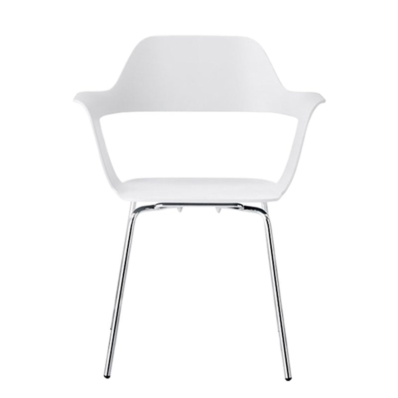 MU 沐_四脚堆叠椅/白净沐 (商品仅配送台湾地区) - 椅子/沙发 - 塑料 白色
