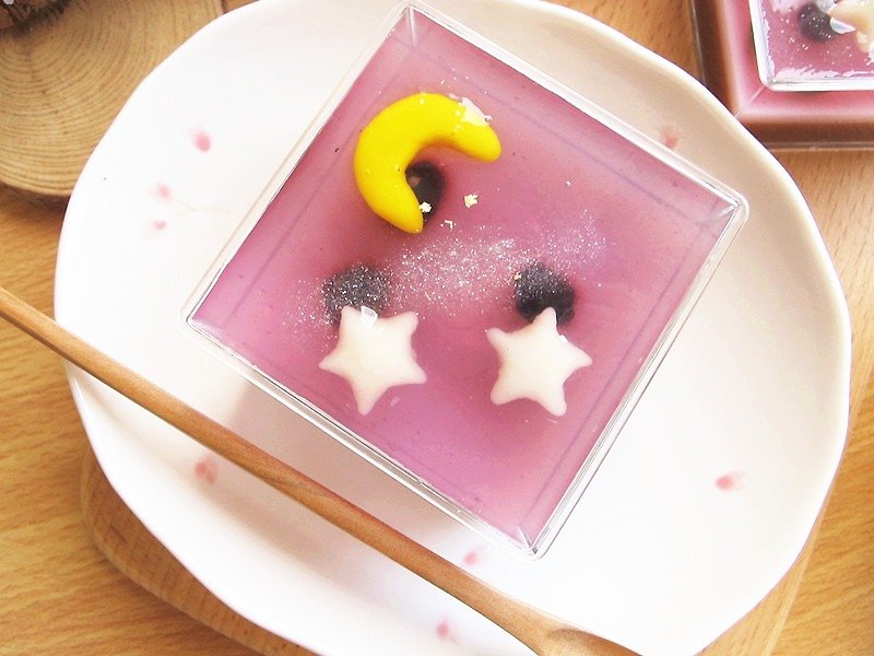 星空水果冻 - 蛋糕/甜点 - 新鲜食材 紫色