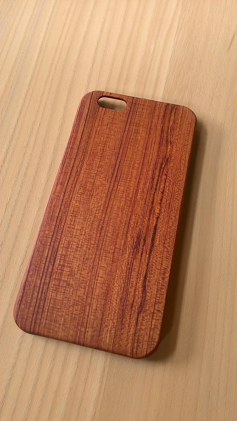 微森林．iPhone 6 纯原木 木制手机壳-"花梨木" BB06-U1011- 赠木制手机座 - 手机壳/手机套 - 木头 红色