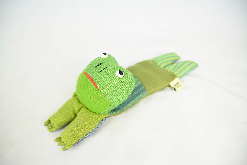 小蛙眼枕/手靠垫_公平贸易 - 玩偶/公仔 - 植物．花 绿色
