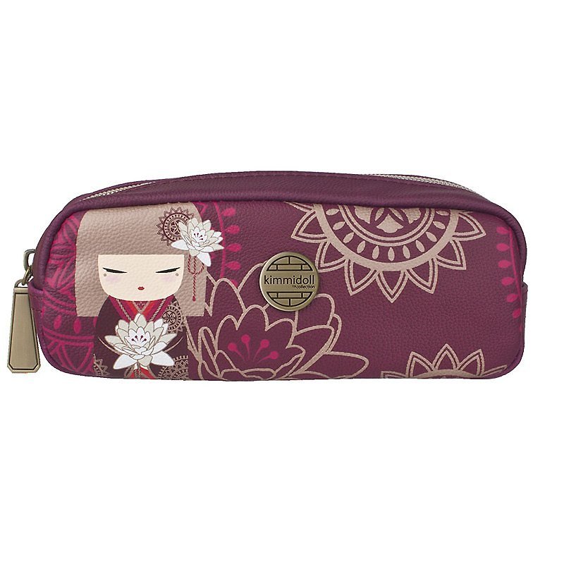 Kimmidoll 和福娃娃 笔袋/小物袋 Satoko - 铅笔盒/笔袋 - 其他材质 紫色
