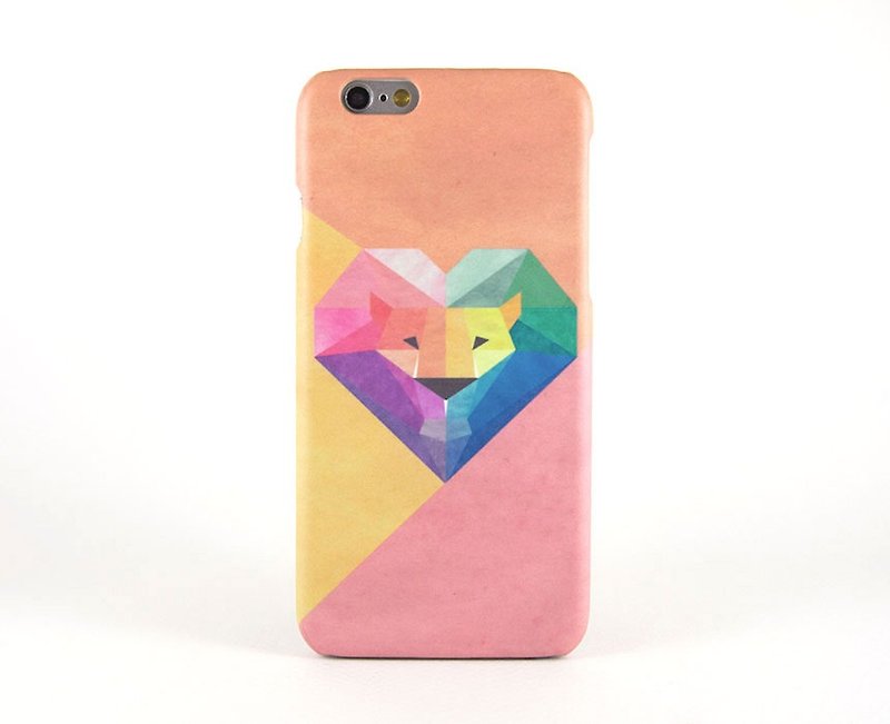 狮子也是可爱动物::手机壳-粉红 - 手机壳/手机套 - 塑料 橘色