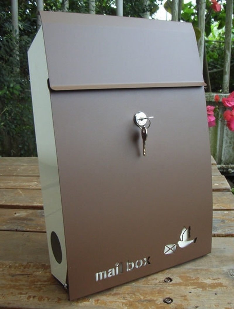 高品质不锈钢信箱　日式质感风　耐用与精致的结合 无畏风雨 邮筒 - 其他家具 - 其他金属 咖啡色