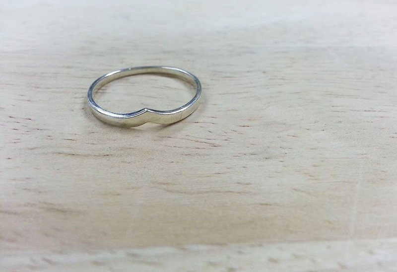 极简银戒指 - 戒指 - 其他金属 灰色