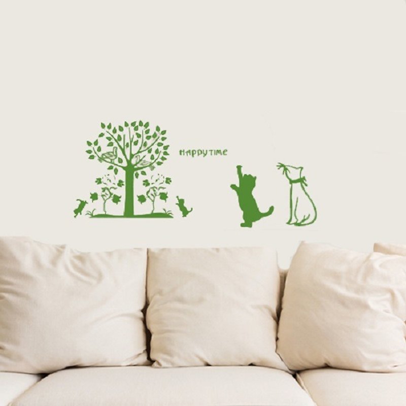 Smart Design创意无痕壁贴◆树与狗 8色可选 - 墙贴/壁贴 - 纸 黑色