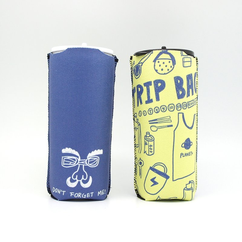 BLR 我的 星巴克 保温瓶套 Magai's 设计师款 夏季旅行 MY BOTTLE - 随行杯提袋/水壶袋 - 其他材质 蓝色
