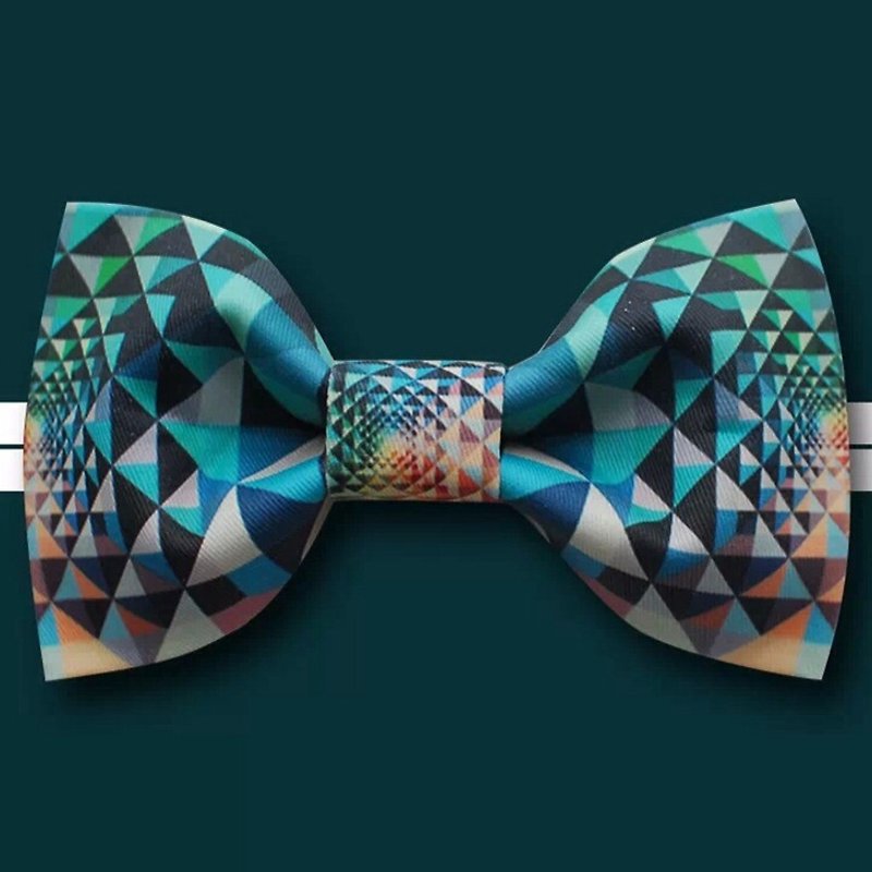 独立设计 印花 系列 领结 Bow Tie 编号060 - 领带/领带夹 - 其他材质 蓝色