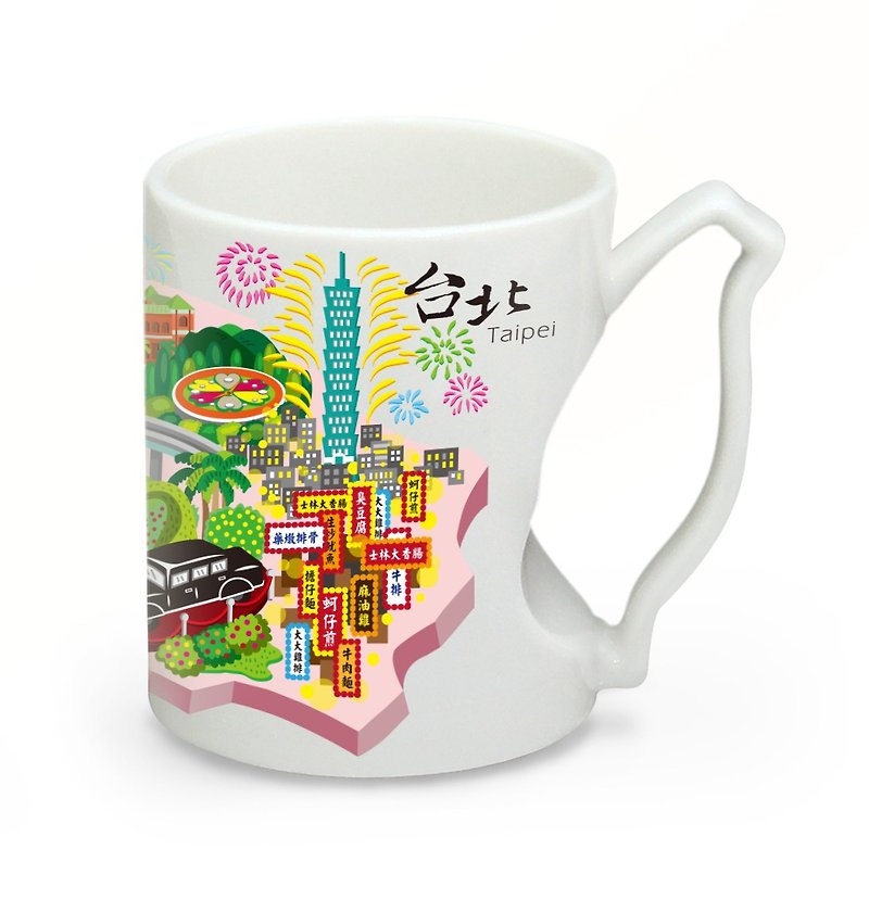 台湾杯-乐游台北 - 咖啡杯/马克杯 - 瓷 