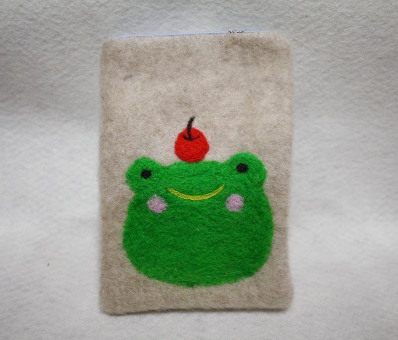 夏蛙 手机套 图案皆为新西兰羊毛 可以订做 颜色可自由搭配 - 手机壳/手机套 - 羊毛 绿色