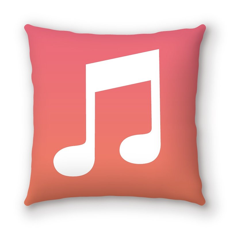 AppleWork iPillow 创意抱枕：Music PSPL-020 - 枕头/抱枕 - 棉．麻 红色