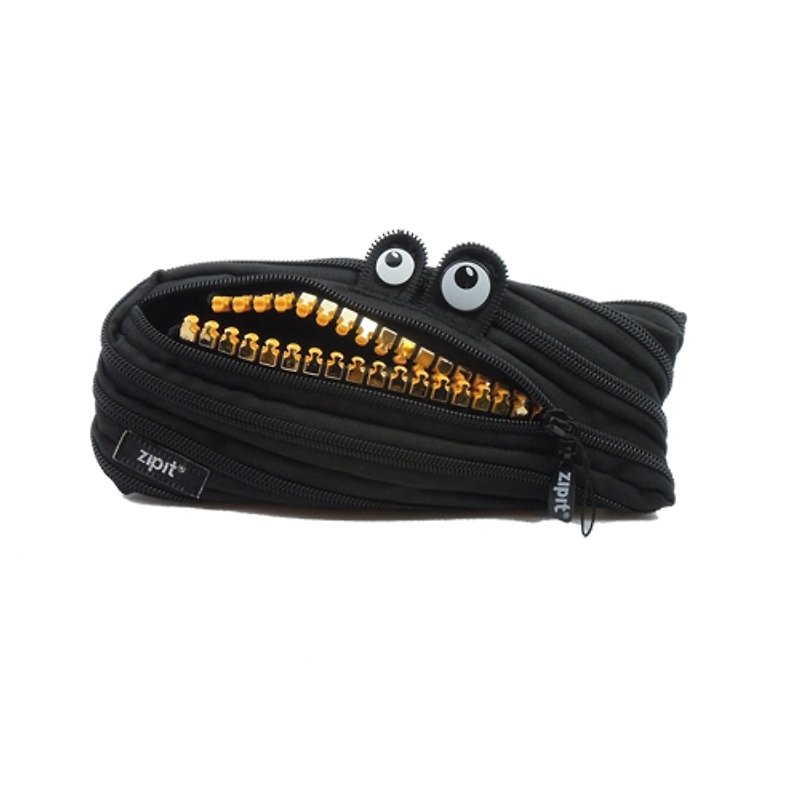 Zipit 怪兽拉链包钢牙版(中)-黑 - 化妆包/杂物包 - 其他材质 黑色