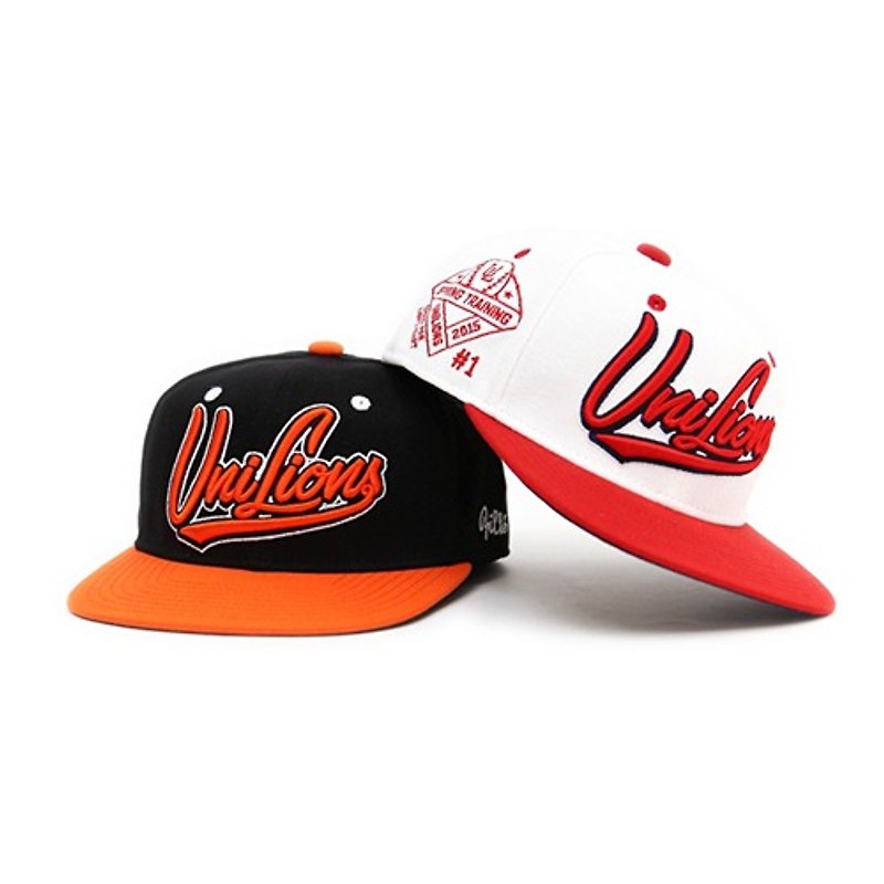 Uni-Lions X Filter017 2015春训限定全封式棒球帽 - 帽子 - 棉．麻 蓝色