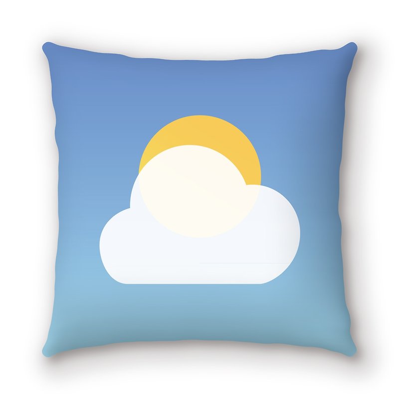AppleWork iPillow 创意抱枕：Weather PSPL-024 - 枕头/抱枕 - 棉．麻 蓝色