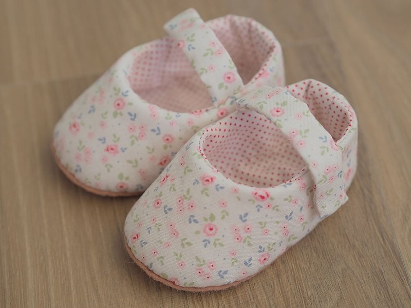 北欧淡粉红碎花·婴儿鞋 - 婴儿鞋 - 其他材质 粉红色