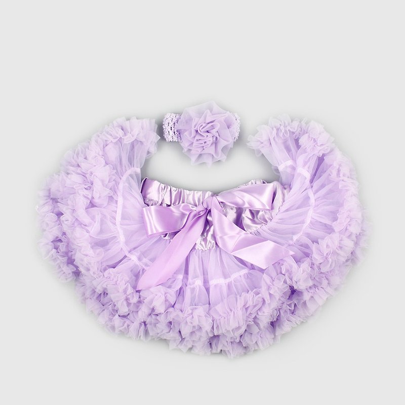 日安朵朵 女婴童雪纺蓬蓬裙 - 长发公主 - 童装裙 - 尼龙 紫色