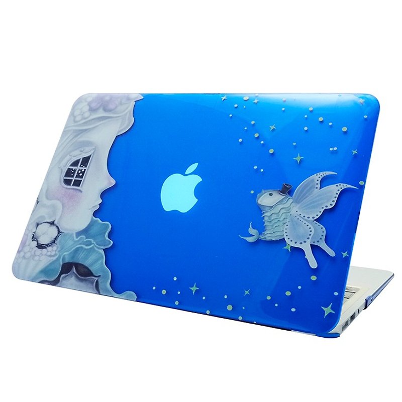 手绘爱情系列-读你-tinting林文婷-MacbookPro/Air13寸 - 平板/电脑保护壳 - 塑料 蓝色