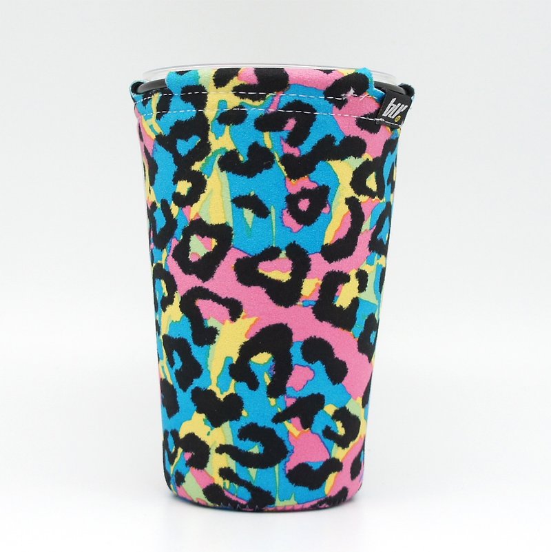 BLR 万用 杯架 可拆式 多用途 饮料杯套 彩色豹纹 WD07 - 收纳用品 - 其他材质 多色