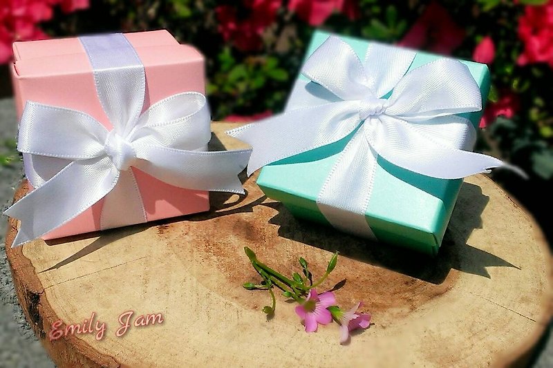 爱蜜莉手工果酱 -婚礼小物 - 经典蓝、粉礼盒(Tiffany Style) - 果酱/抹酱 - 纸 