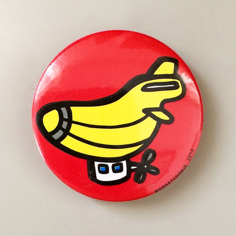 磁铁 交通工具 香蕉飞艇 | MonkeyCookie - 冰箱贴/磁贴 - 塑料 红色