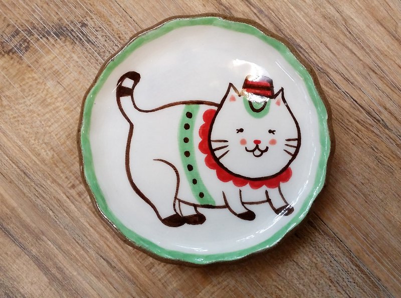 【动物圆盘】猫侍 - 花瓶/陶器 - 陶 