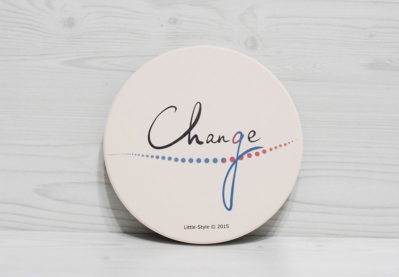 吸水杯垫-Change&Chance - 杯垫 - 其他材质 白色