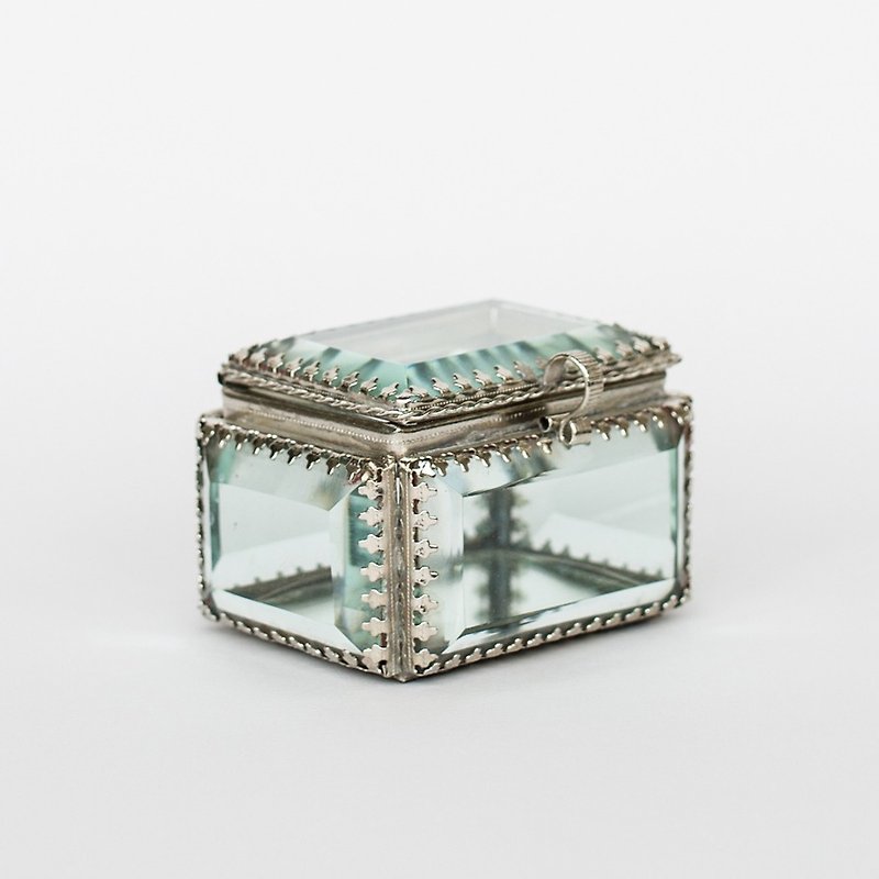 OOPSY Life - 五面玻璃珠宝盒 - RJB - 收纳用品 - 玻璃 白色