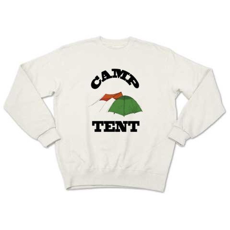 CAMP TENT（sweat white） - 男装上衣/T 恤 - 其他材质 