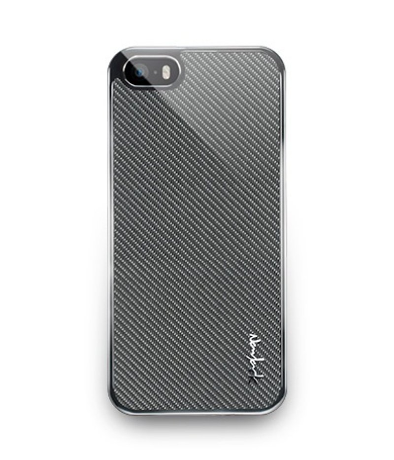 iPhone5/5s 玻纤保护背盖-深灰色 - 其他 - 塑料 灰色