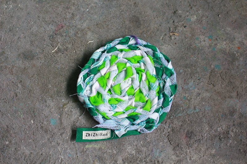 【ZhiZhiRen】织织编织杯垫 - 绿 - 杯垫 - 其他材质 绿色