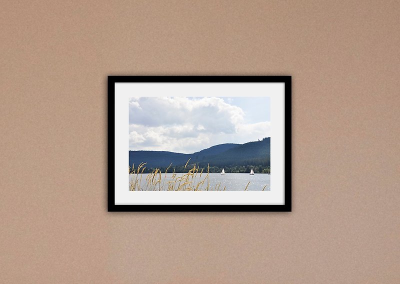 摄影   德国 黑森林 湖景 (不含框/可加价购框) - 海报/装饰画/版画 - 纸 蓝色