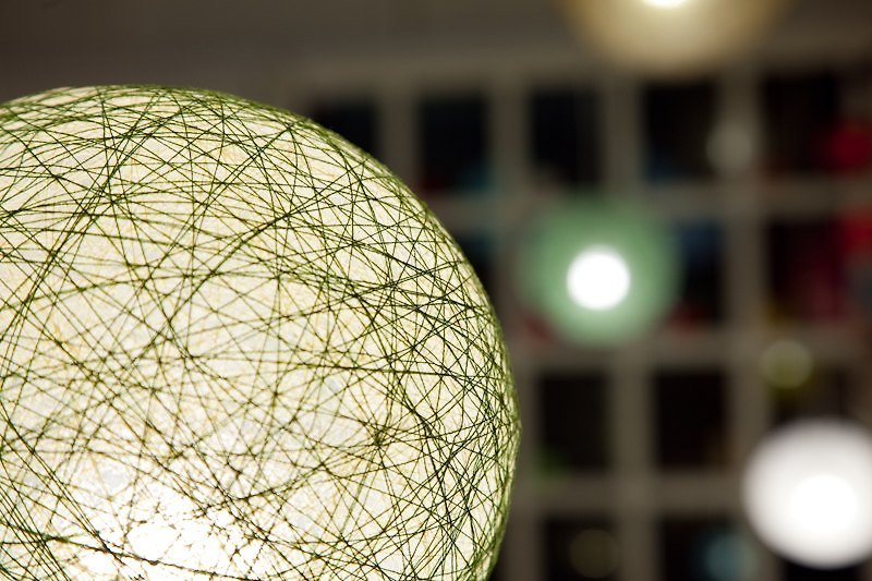【抹茶奶油】手工编织球灯罩 - 灯具/灯饰 - 其他材质 绿色