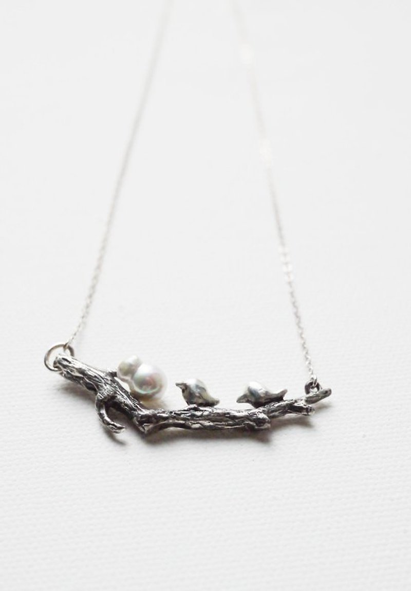 Petite Fille 手工银饰 幸福果实 纯银项链 - 项链 - 纯银 银色