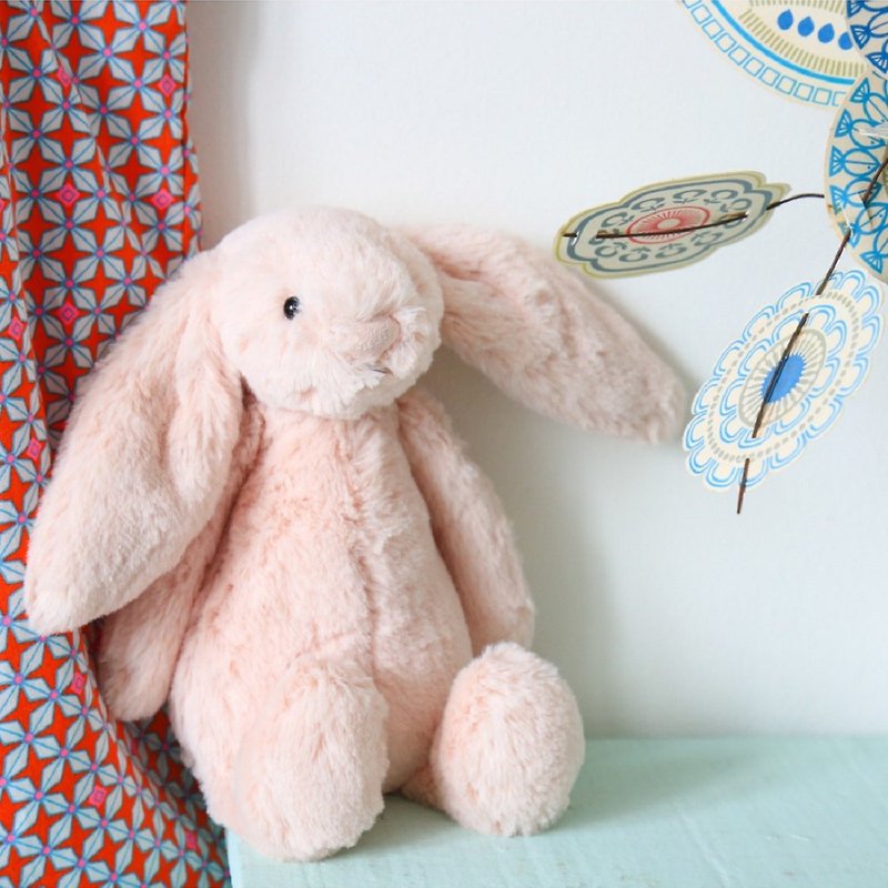 Bashful Pink Bunny 宝贝粉兔 31cm - 玩偶/公仔 - 聚酯纤维 粉红色