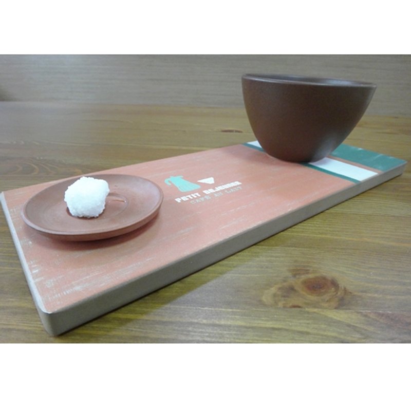 实木早餐盘-咖啡-小 - 浅碟/小碟子 - 木头 多色