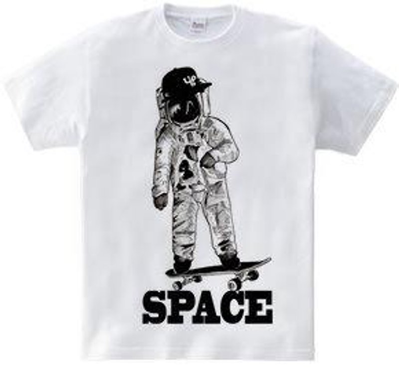 Space Skateboarder（5.6oz） - 男装上衣/T 恤 - 其他材质 