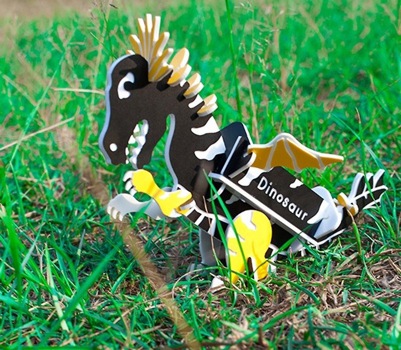 【益智玩具】戴那索┇DIY 立体拼图 动物系列 疗愈小物 - 拼图 - 压克力 黑色