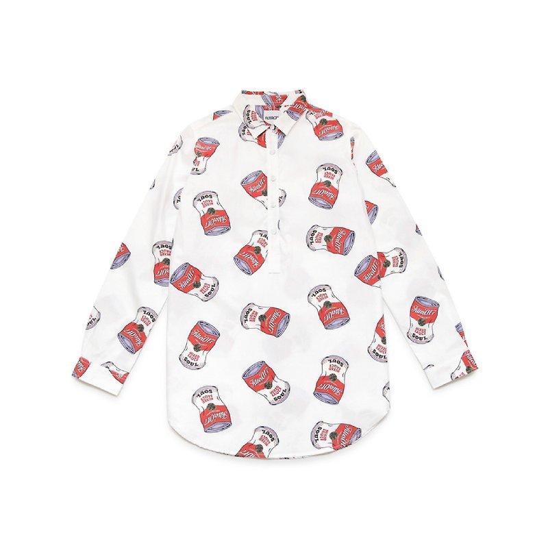 Filter017 汤罐 Pattern衬衫 (男款 / 女款) - 男装衬衫 - 其他材质 多色