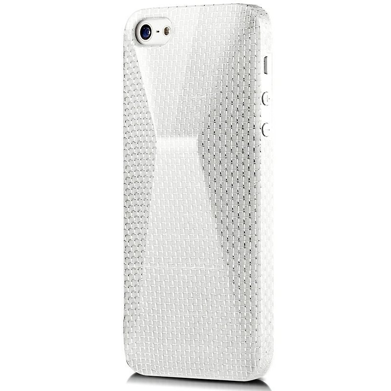 monCarbone【Peak】iPhone SE/5S/5 碳纤维保护壳(雪白) - 手机壳/手机套 - 其他材质 白色