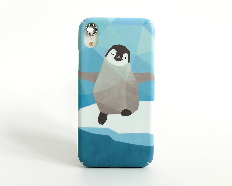 南极会飞的企鹅::手机壳 - 手机壳/手机套 - 塑料 蓝色