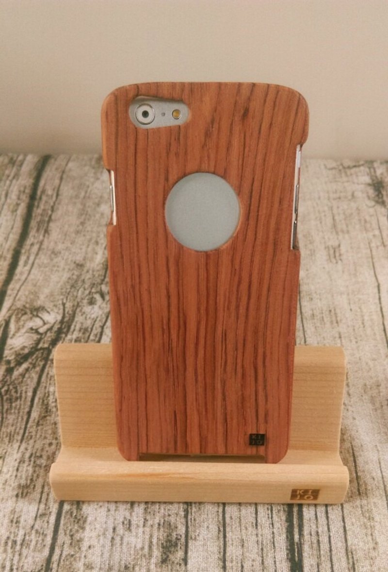 iphone6  原木手机壳 - 3D素面基本款 (花梨木) - 手机壳/手机套 - 木头 咖啡色