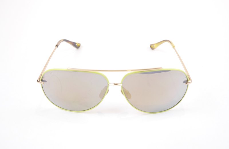 DELIGHT 钛金属太阳眼镜-绿色 Aviator Sunglasses - 眼镜/眼镜框 - 其他金属 绿色