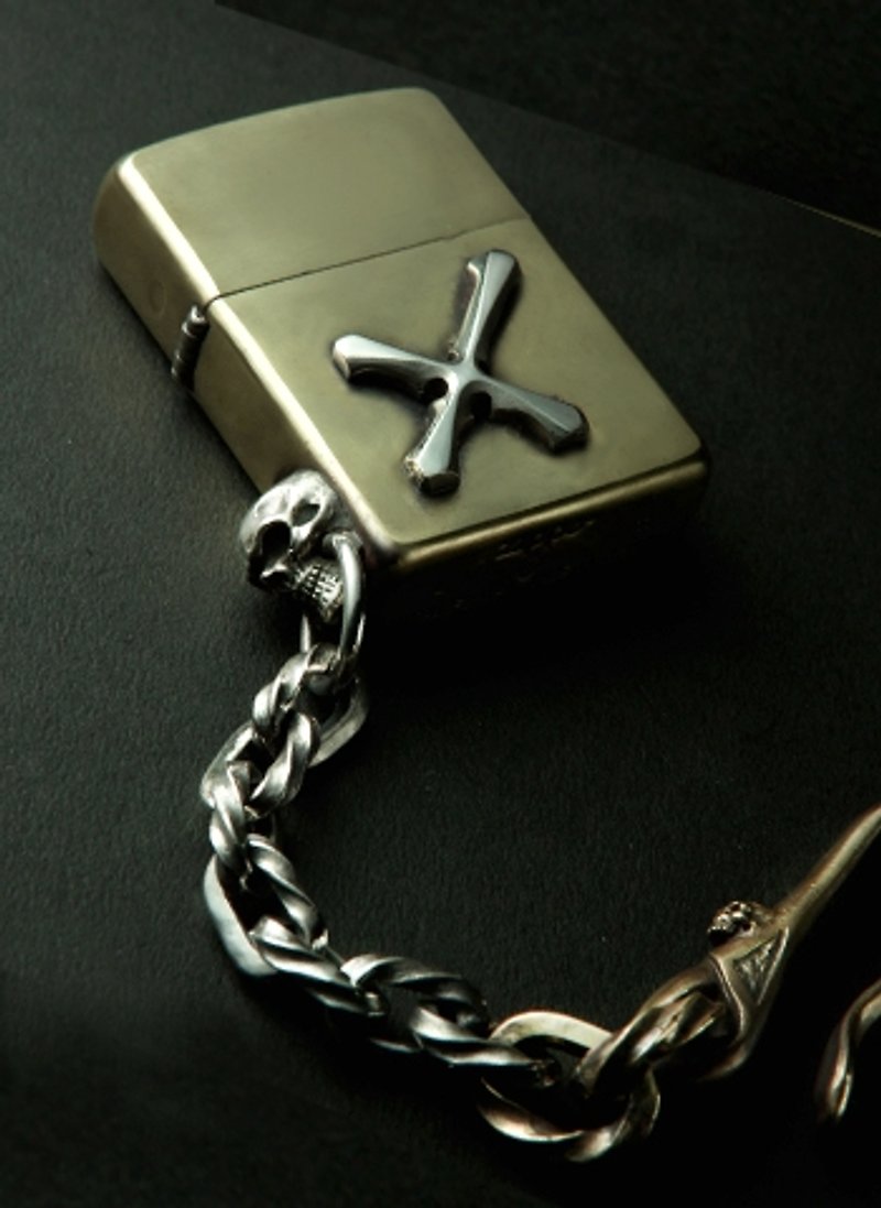 Cross Lighter | 十字架打火机 - 吊饰 - 其他金属 金色