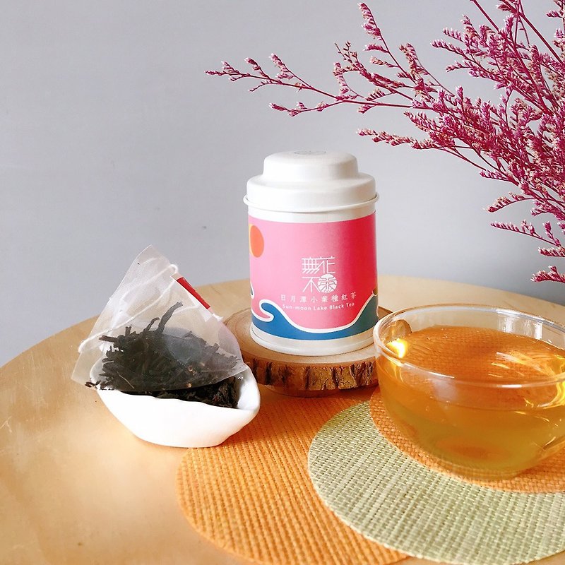 【无花不茶】日月潭小叶种红茶—3g三角茶包*3入精致小罐装 - 茶 - 其他材质 红色