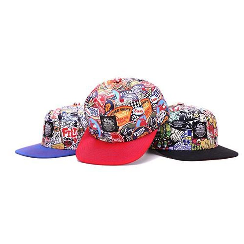 Filter017 - 棒球帽 -  Razzle Dazzle Snapback Cap - 帽子 - 其他材质 多色
