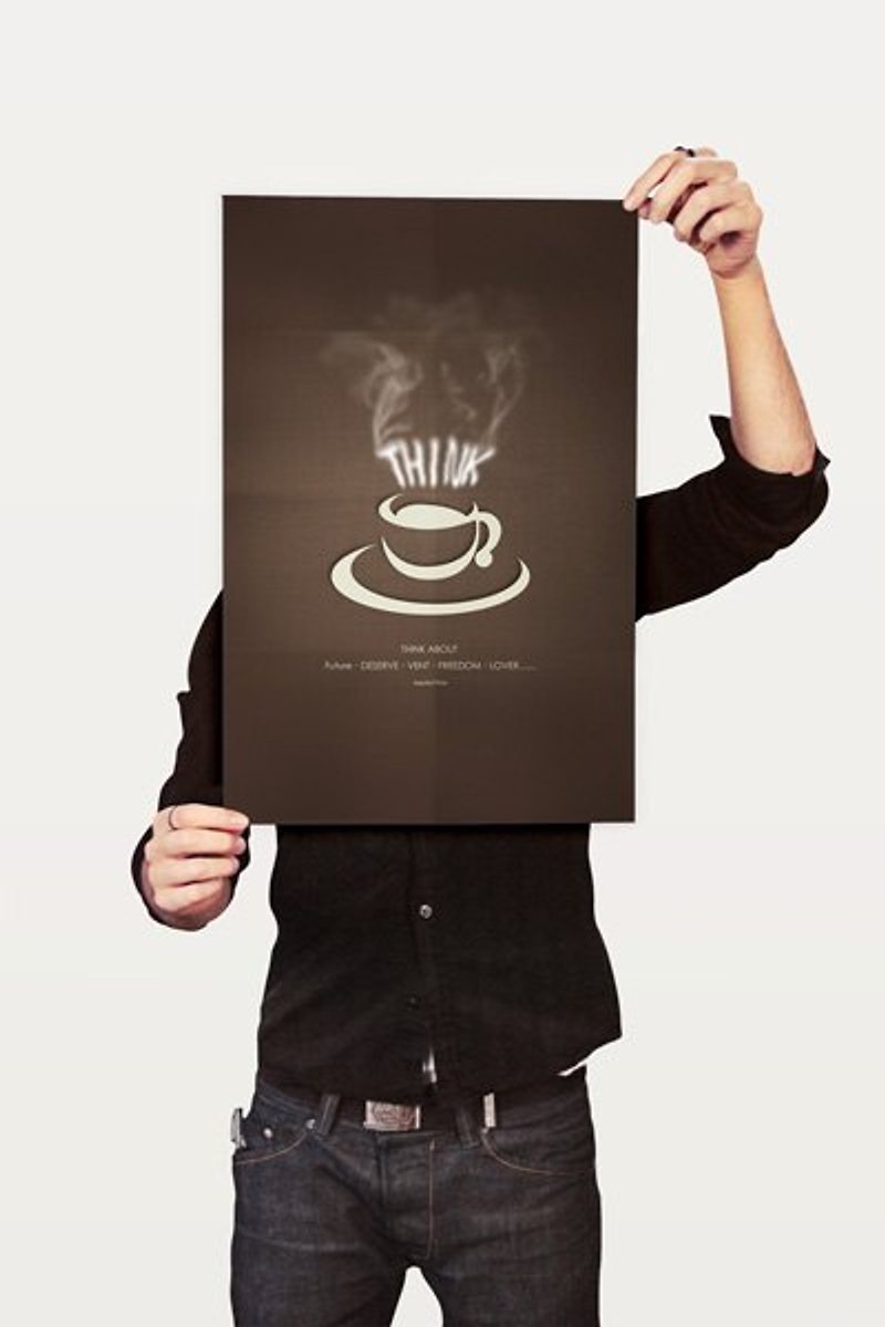 Tequila原创设计海报4开直立-coffee 挂画 装饰画 设计海报 - 海报/装饰画/版画 - 纸 咖啡色