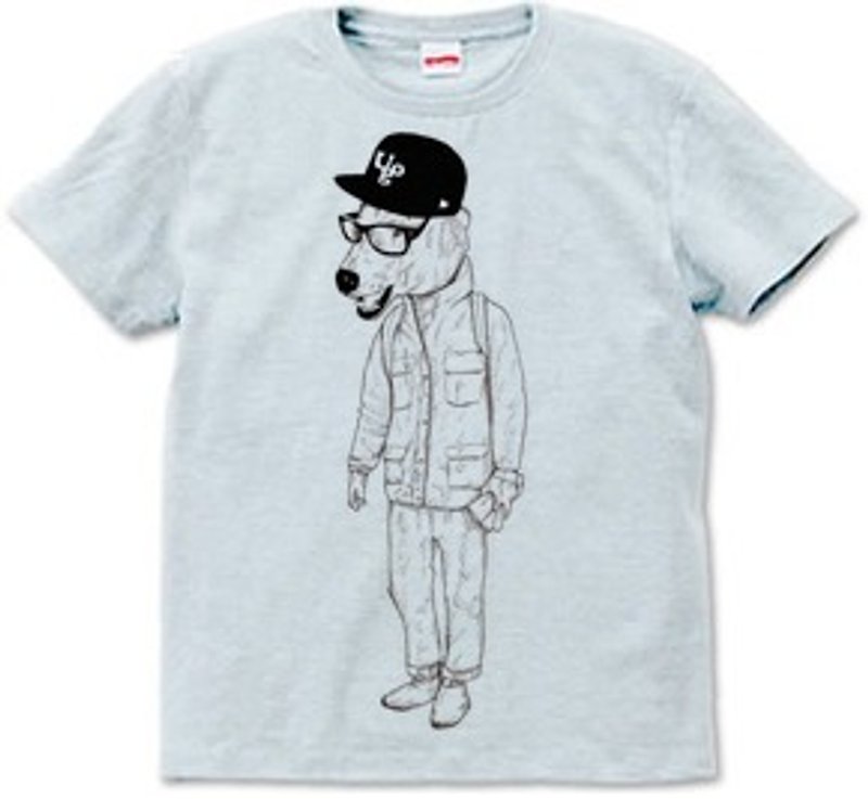 Polar bear UOG（T-shirt 6.2oz ash） - 男装上衣/T 恤 - 其他材质 灰色