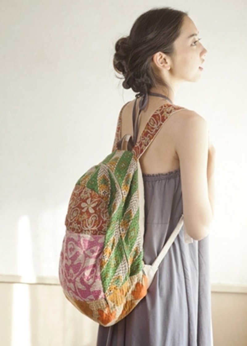 地球树fair trade-“纱丽系列”-纱丽后背包 - 后背包/双肩包 - 其他材质 