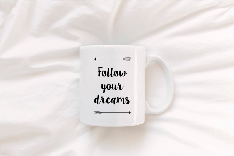 Follow your dreams 马克杯 - 咖啡杯/马克杯 - 其他材质 
