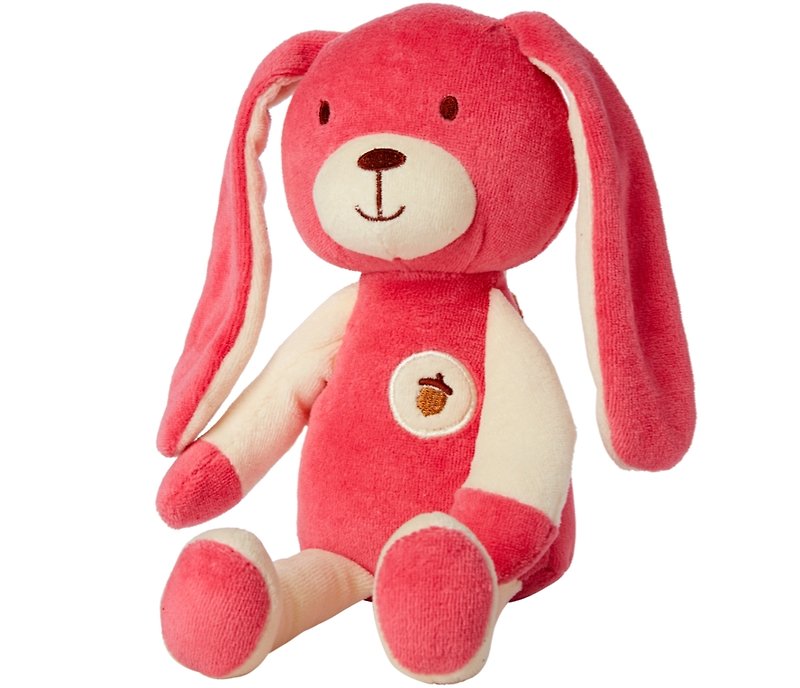 美国MyNatural认证有机棉动物玩偶-粉红小兔 - 玩具/玩偶 - 棉．麻 粉红色