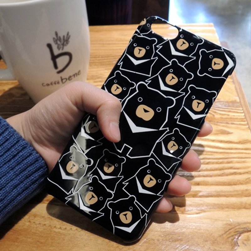 【买一送一】iPhone 6 Plus 6S+  5.5寸 保护壳 黑熊君 - 手机壳/手机套 - 塑料 黑色